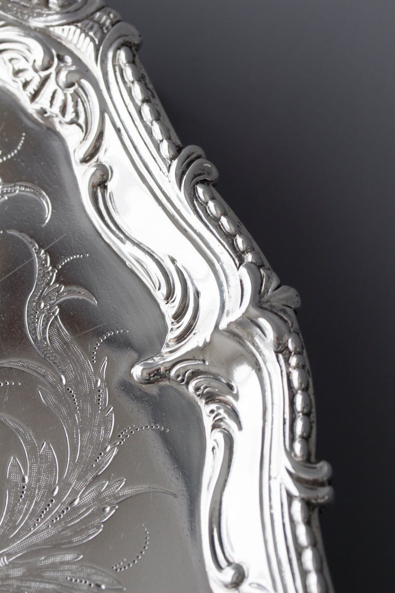 A Superb Georgian Silver Salver by Richard Rugg London 1768