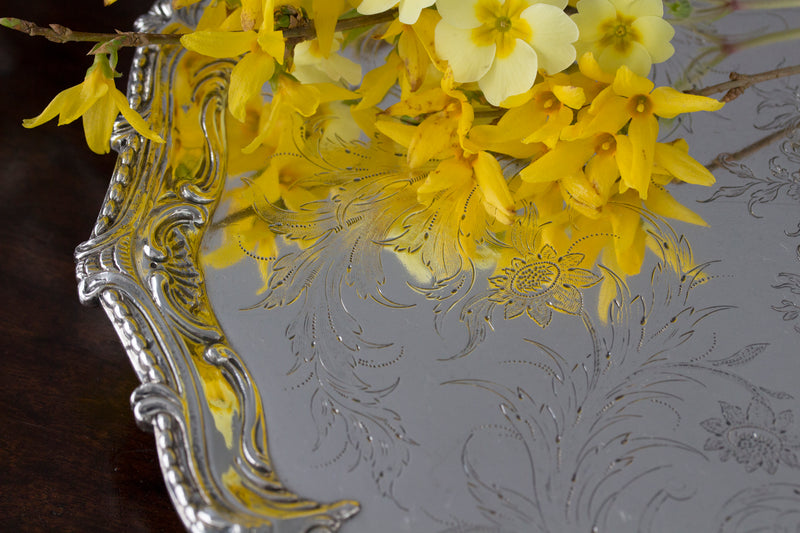 A Superb Georgian Silver Salver by Richard Rugg London 1768