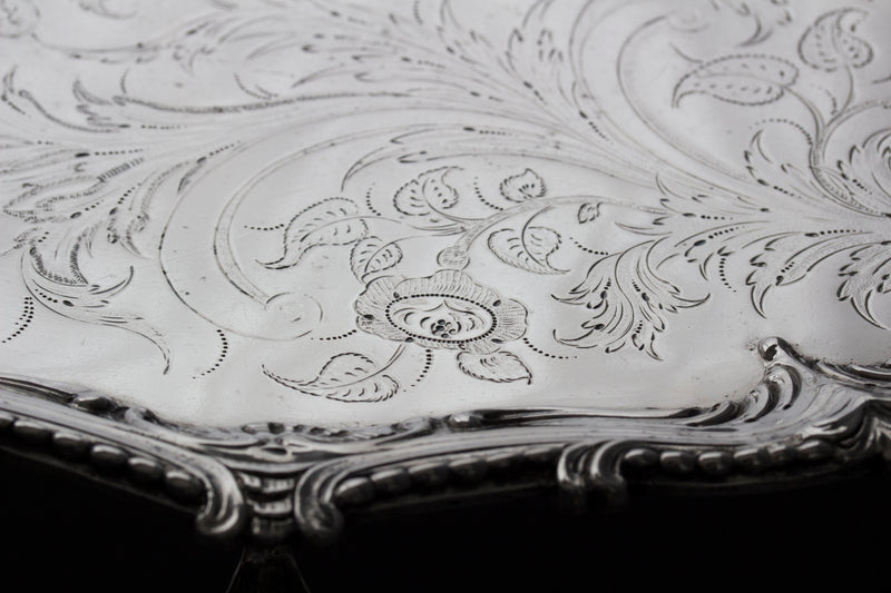 A Superb Georgian Silver Salver by Richard Rugg London 1768