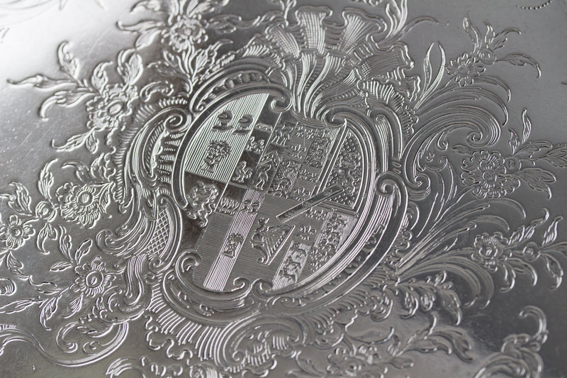A Superb Georgian Silver Salver by Richard Rugg London 1768