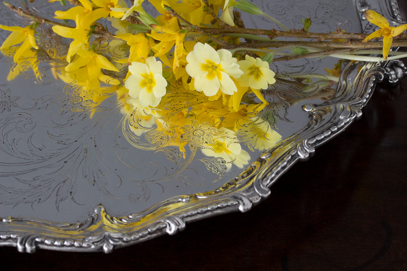 A Superb Georgian Silver Salver by Richard Rugg London 1768