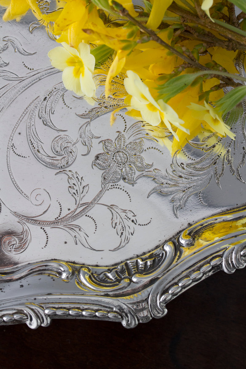 A Superb Georgian Silver Salver by Richard Rugg London 1768