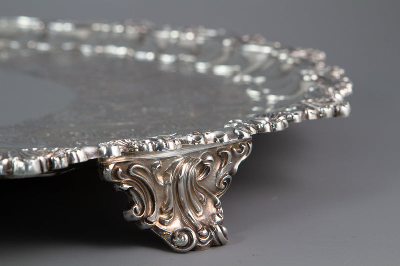 A George IV Silver Salver London 1828 by William Eley II
