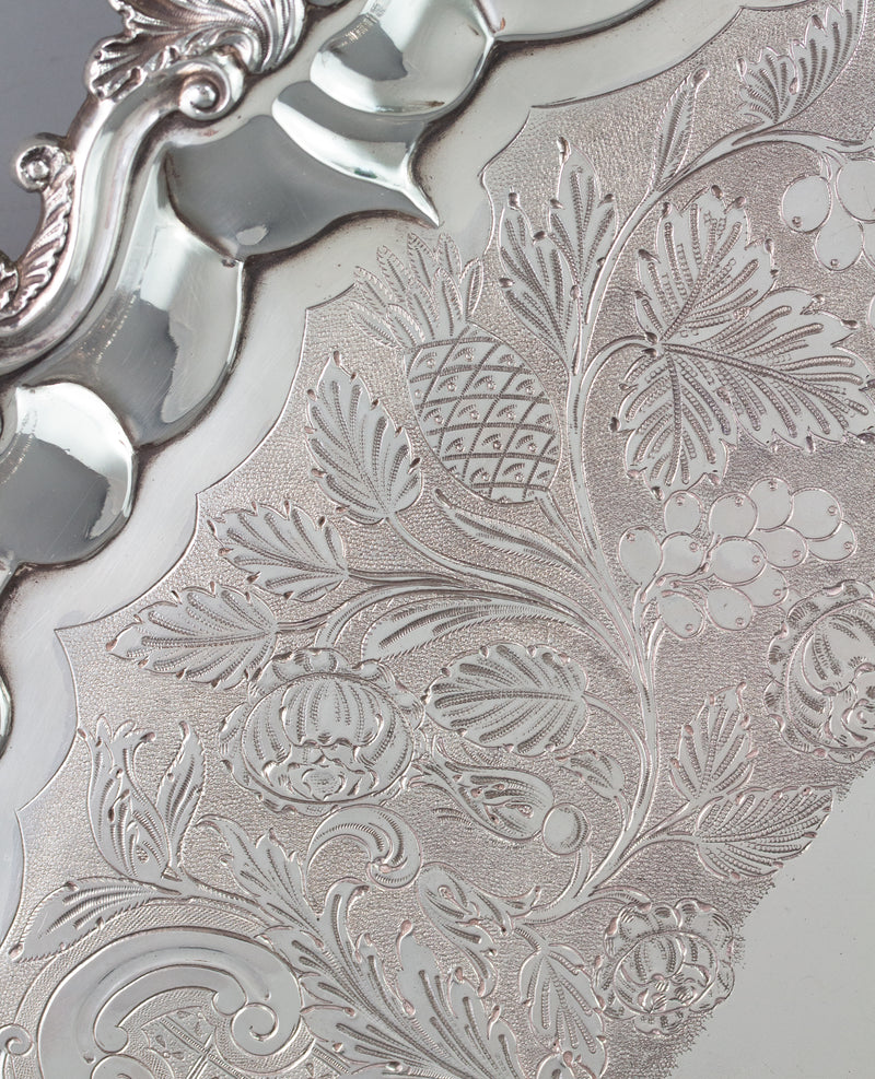 A George IV Silver Salver London 1828 by William Eley II