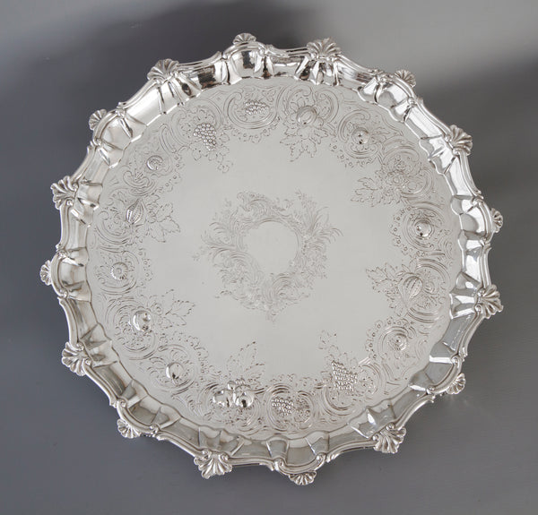 A Georgian Silver Salver/Tray London 1810 by William Pitts