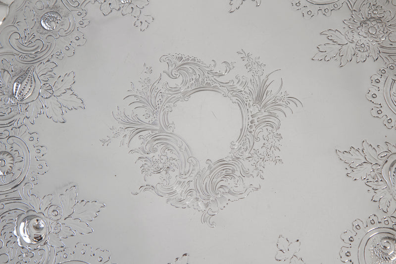 A Georgian Silver Salver/Tray London 1810 by William Pitts