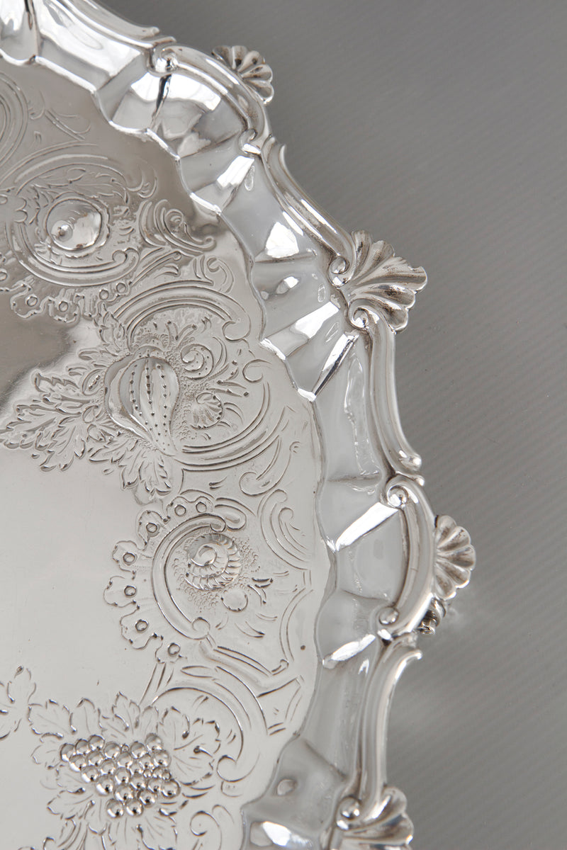A Georgian Silver Salver/Tray London 1810 by William Pitts