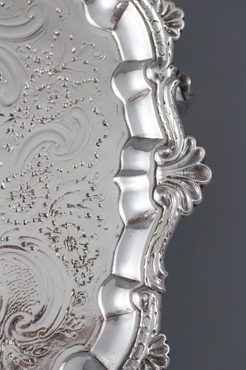 A George II Silver Salver London 1754 by William Peaston