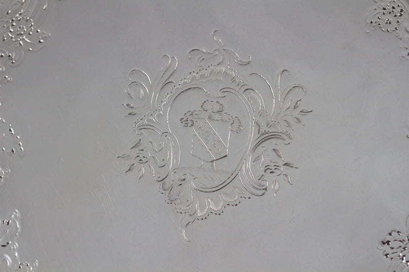 A George II Silver Salver London 1754 by William Peaston