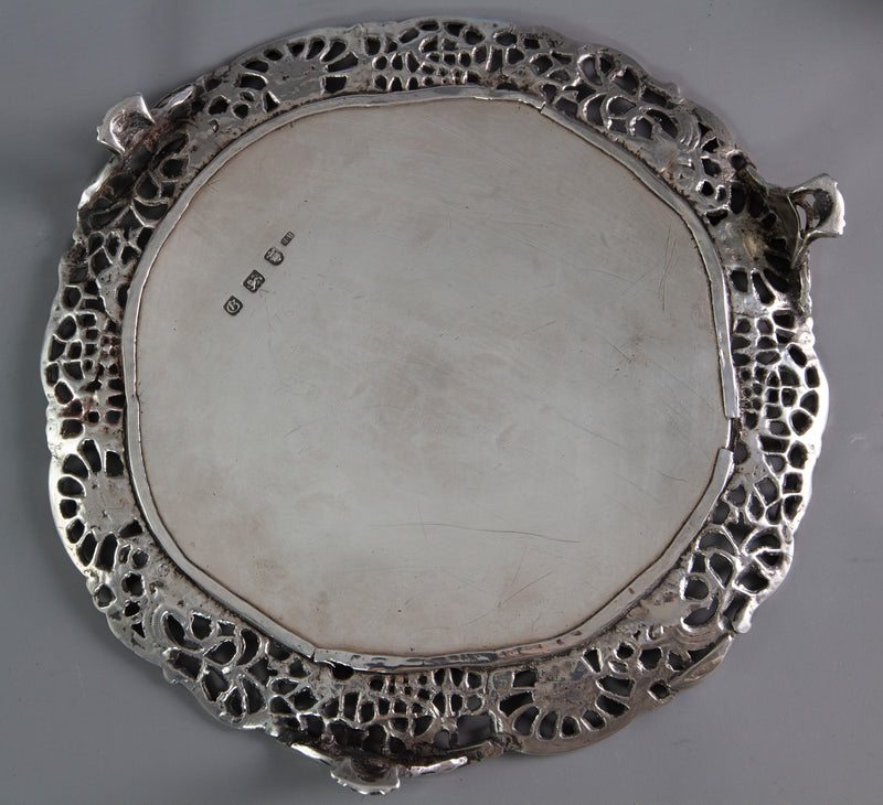 A Set of 3 George III Silver Salver or Trays, London 1762 by Richard Rugg