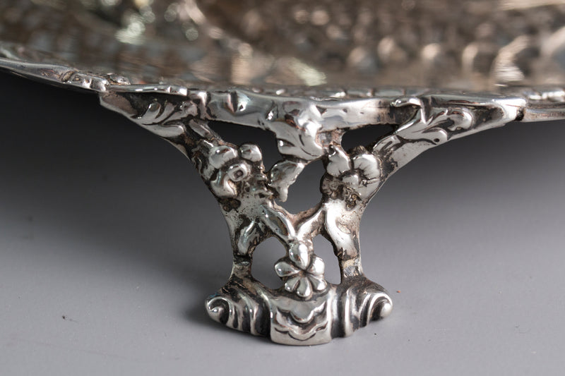A Set of 3 George III Silver Salver or Trays, London 1762 by Richard Rugg