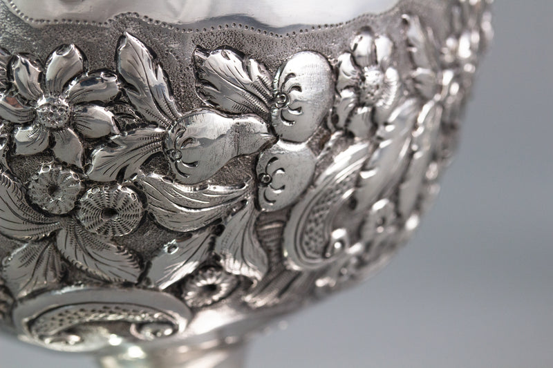A rare pair of George III Pedestal Sauce Boats, Michael Homer, Dublin 1789