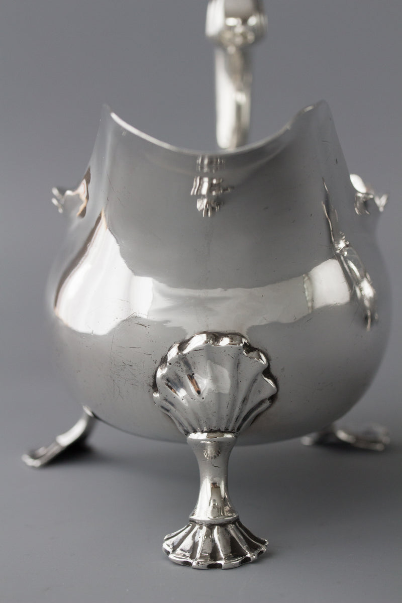 A Very Fine Pair of George II Silver Sauce Boats London 1752 by David Bell and Richard Mills