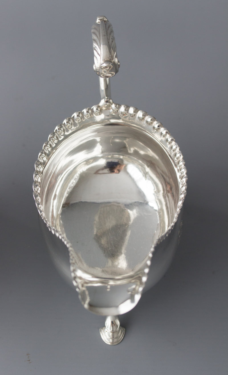 A Very Fine Pair of George III Silver Sauce Boats, London 1768 by W & J Priest