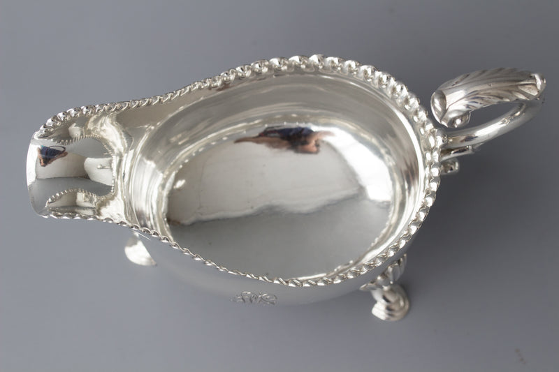 A Very Fine Pair of George III Silver Sauce Boats, London 1768 by W & J Priest