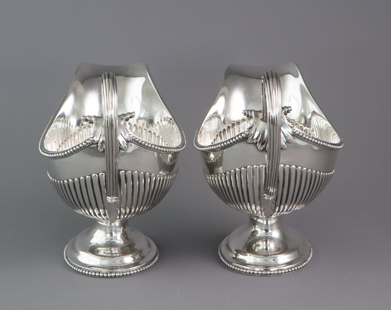 A Very Fine Pair of George III Silver Sauce Boats London 1777