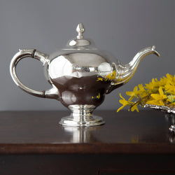 A George II Scottish Silver Teapot, by Edward Lothian, Edinburgh 1749