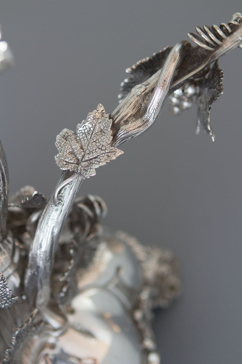 A Spectacular Late 19C Silver Plate Table Centrepiece Candelabra