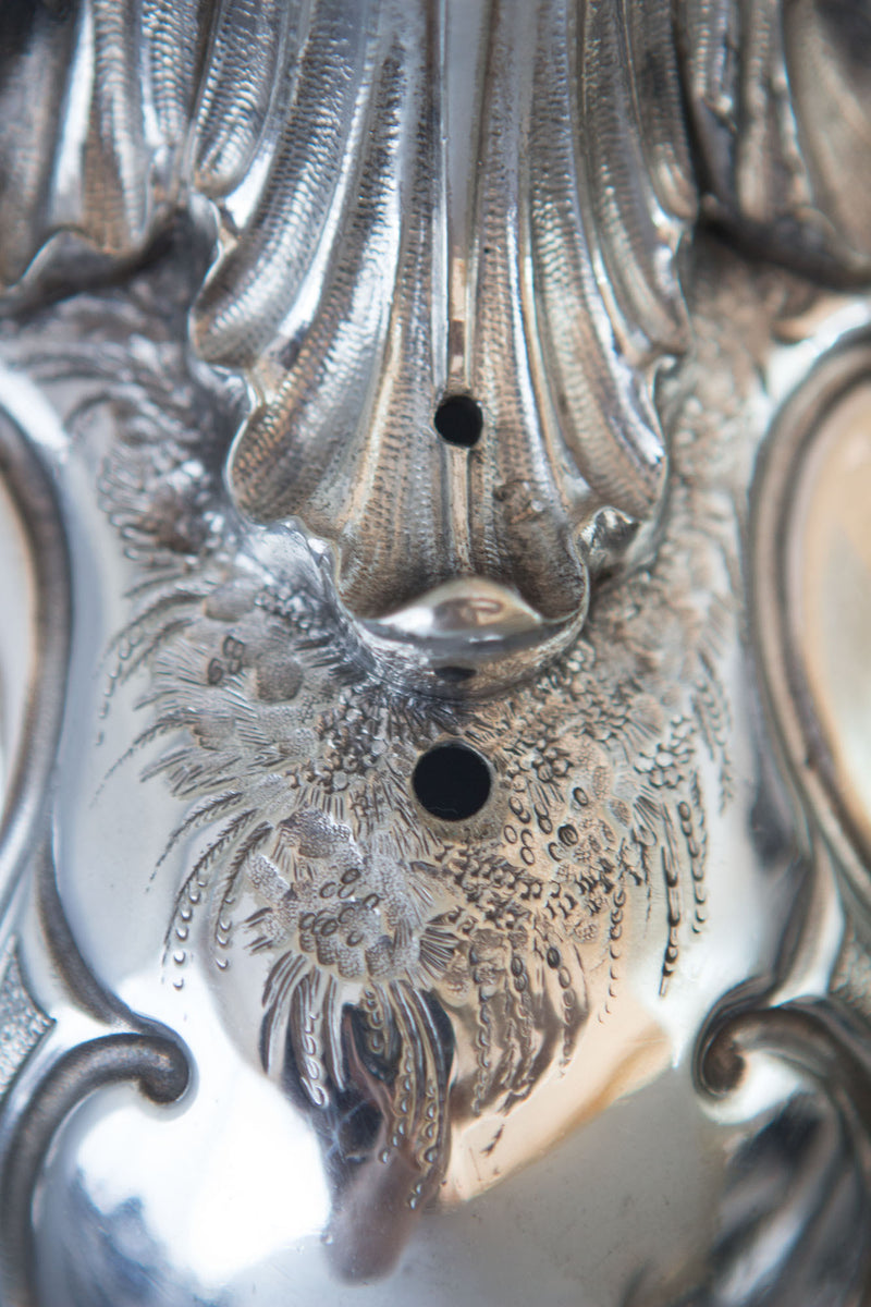A Spectacular Late 19C Silver Plate Table Centrepiece Candelabra