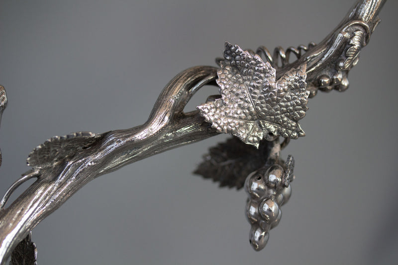 A Spectacular Late 19C Silver Plate Table Centrepiece Candelabra