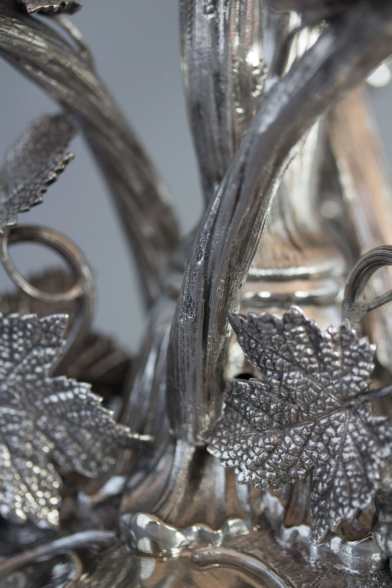 A Spectacular Late 19C Silver Plate Table Centrepiece Candelabra