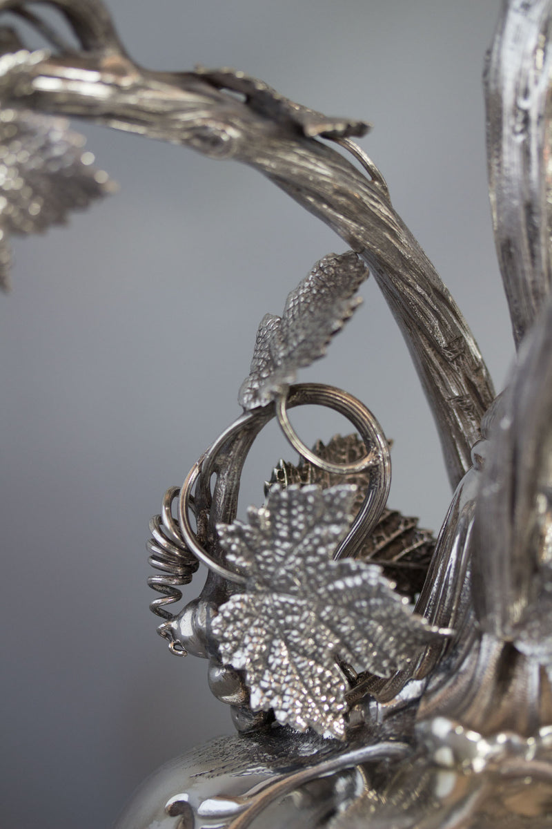 A Spectacular Late 19C Silver Plate Table Centrepiece Candelabra