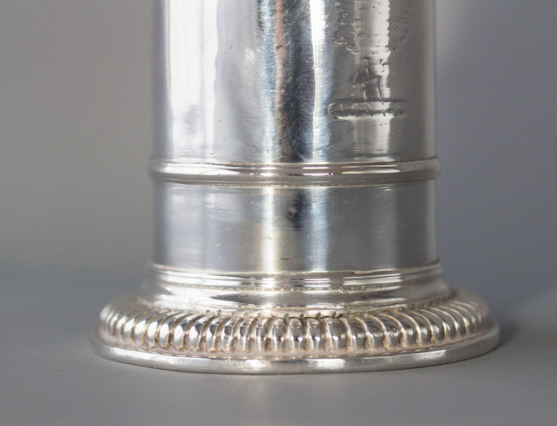 A very rare William III britannia silver lighthouse caster, London 1698 by Andrew Raven