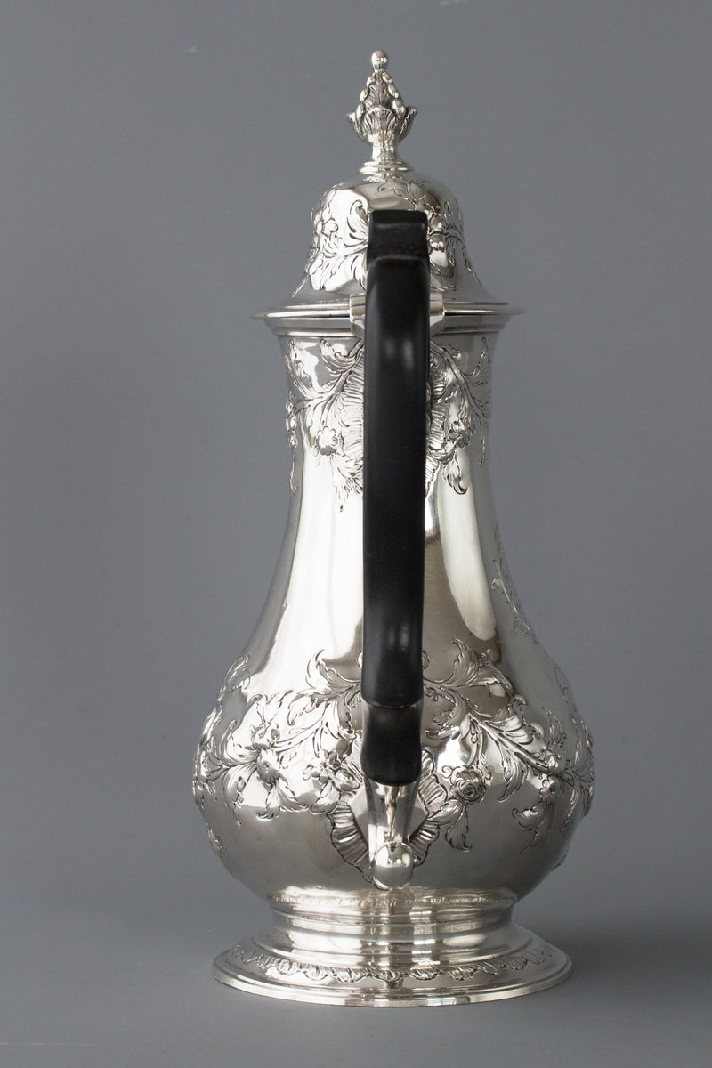 A Georgian Silver Coffee Pot London 1770 by Walter Brind