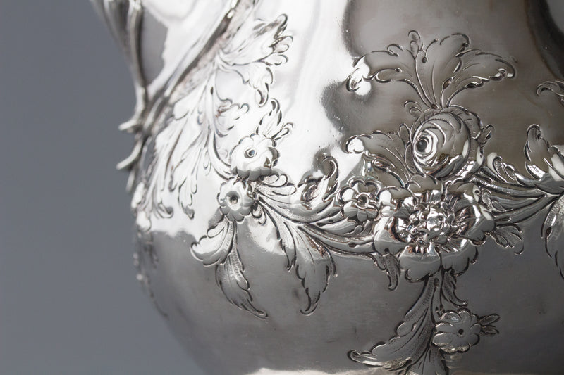A Georgian Silver Coffee Pot London 1770 by Walter Brind