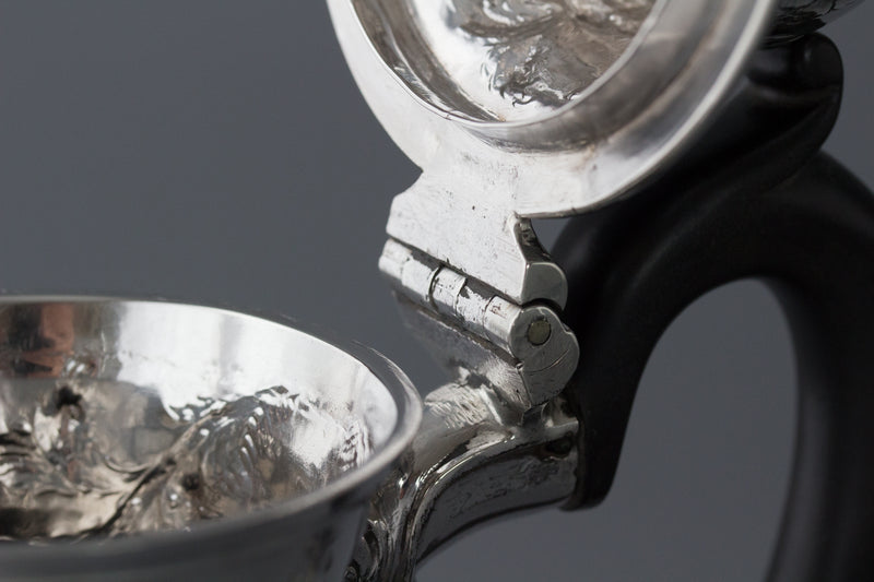 A Georgian Silver Coffee Pot London 1770 by Walter Brind