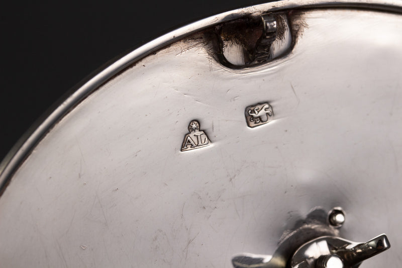 A George III Silver Tea Box or Caddy London 1772 by Aaron Lestourgeon
