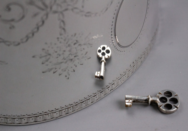 A George III Silver Tea Box or Caddy London 1772 by Aaron Lestourgeon