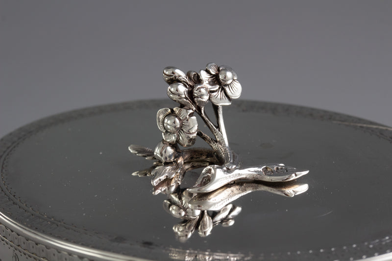 A George III Silver Tea Box or Caddy London 1772 by Aaron Lestourgeon