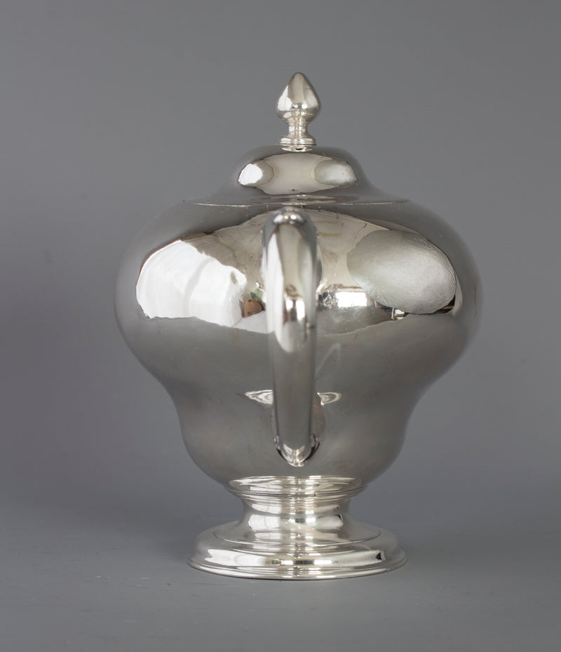 A George II Scottish Silver Teapot, by Edward Lothian, Edinburgh 1749