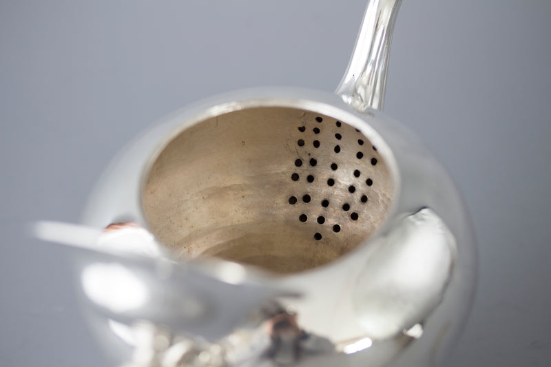 A George II Scottish Silver Teapot, by Edward Lothian, Edinburgh 1749