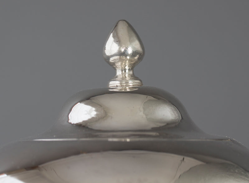 A George II Scottish Silver Teapot, by Edward Lothian, Edinburgh 1749