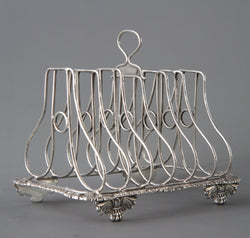 A Very Good Silver Seven Bar Toast Rack London 1815 by Joseph Angell