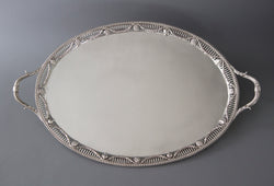 A Superb Early George III Silver Drinks Tray, London 1769 by Thomas Heming