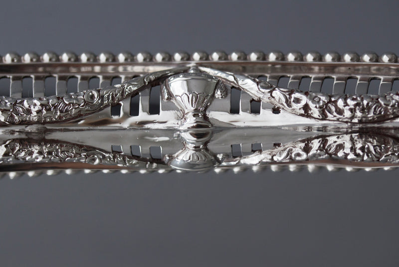 A Superb Early George III Silver Drinks Tray, London 1769 by Thomas Heming