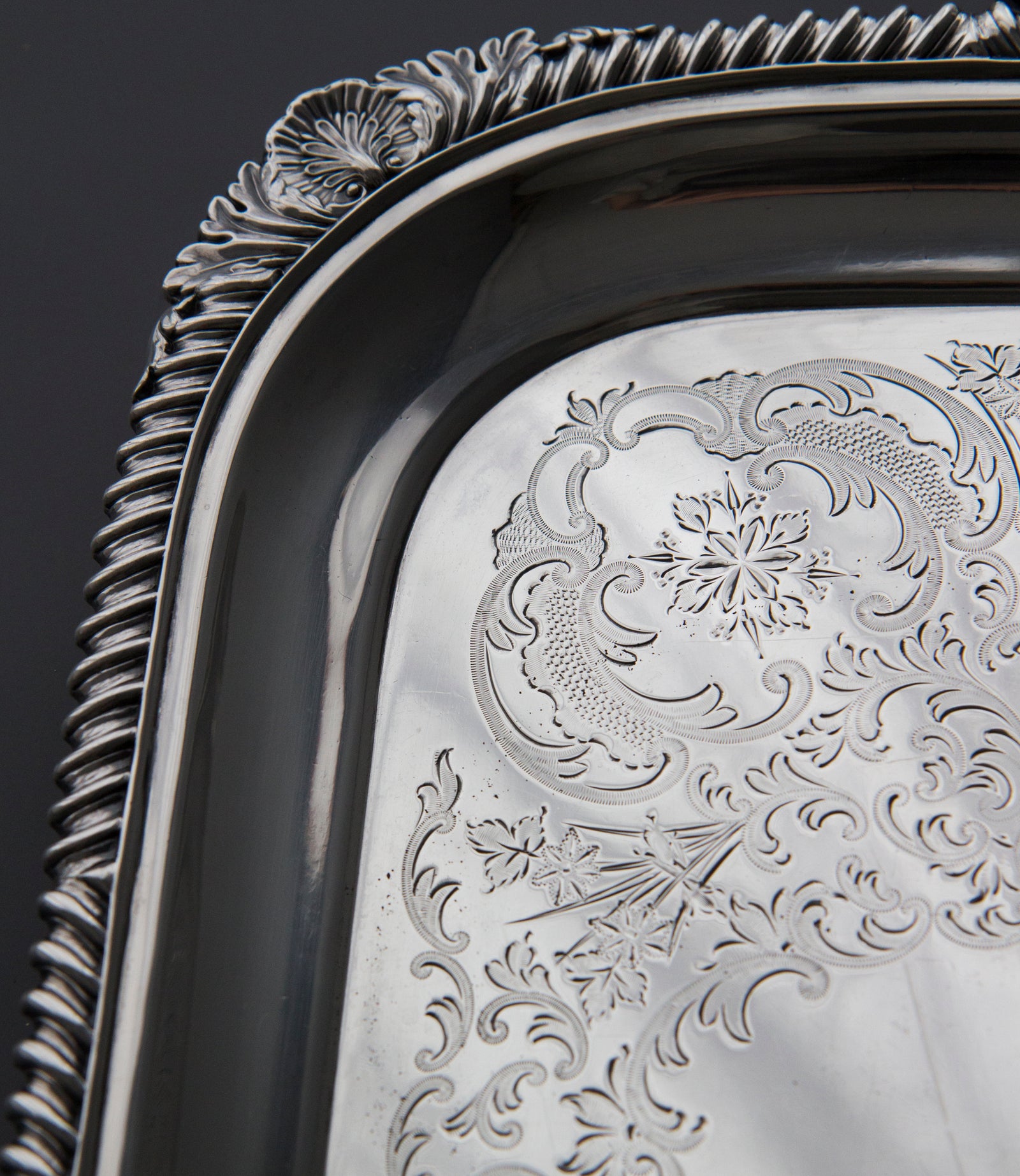 Atkin Bros】ビクトリアン ティーキャディ 【シルバープレート