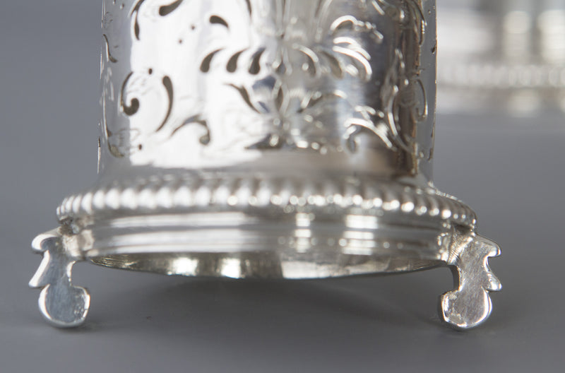 A very rare William III britannia silver lighthouse caster, London 1698 by Joseph Ward