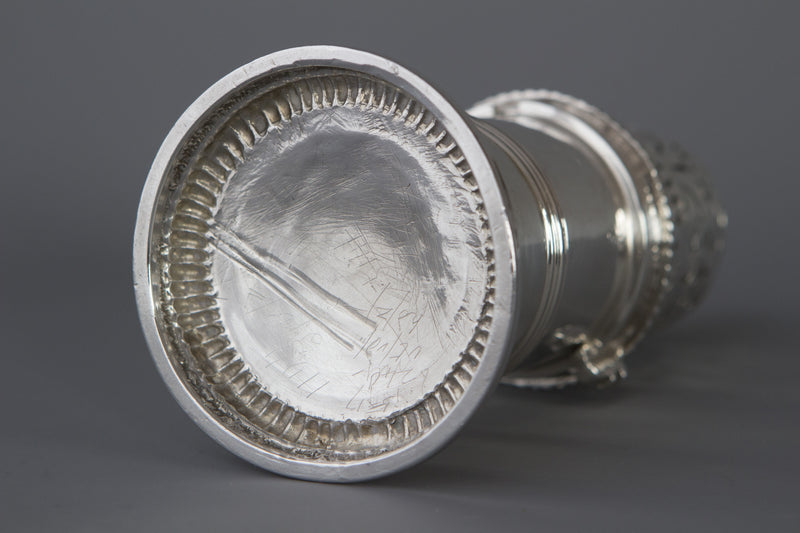 A very rare William III britannia silver lighthouse caster, London 1698 by Joseph Ward
