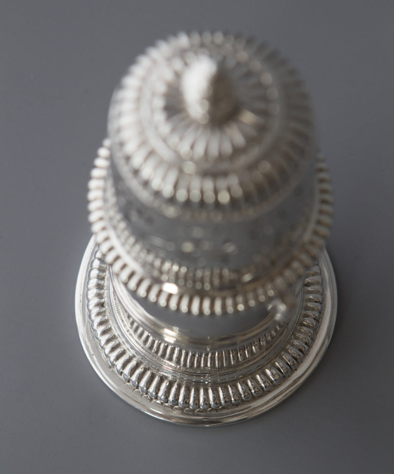 A very rare William III britannia silver lighthouse caster, London 1698 by Joseph Ward