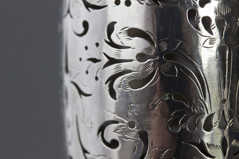 A very rare William III britannia silver lighthouse caster, London 1698 by Joseph Ward