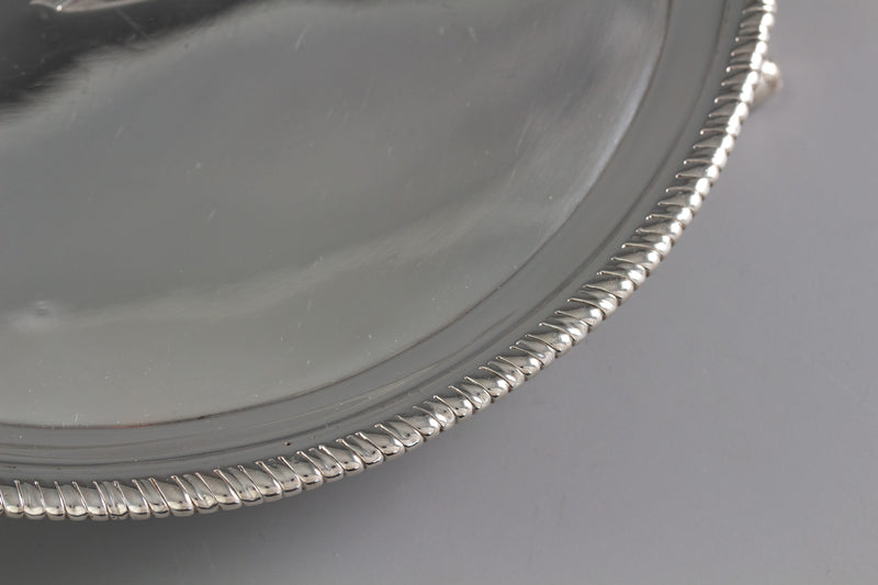 A Pair of George III Silver Waiters or Trays London 1775 by John Carter