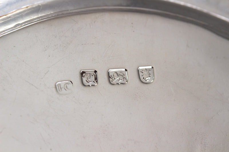 A Pair of George III Silver Waiters or Trays London 1775 by John Carter