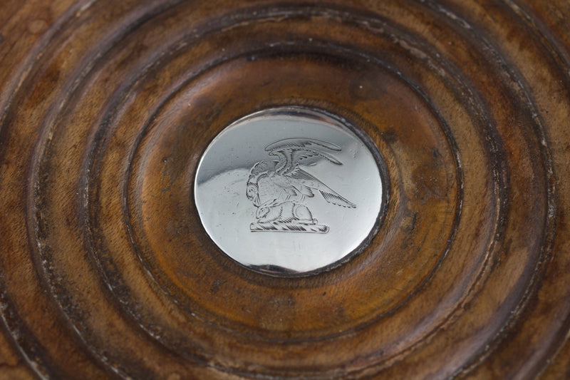 A Large Pair of George III Silver Wine Coasters, Sheffield 1819 by T & J Settle